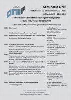 Locandina della conferenza ONIF sull'Informatica Forense