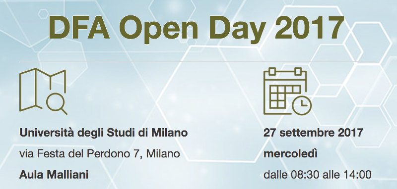 DFA Open Day 2017 a Milano