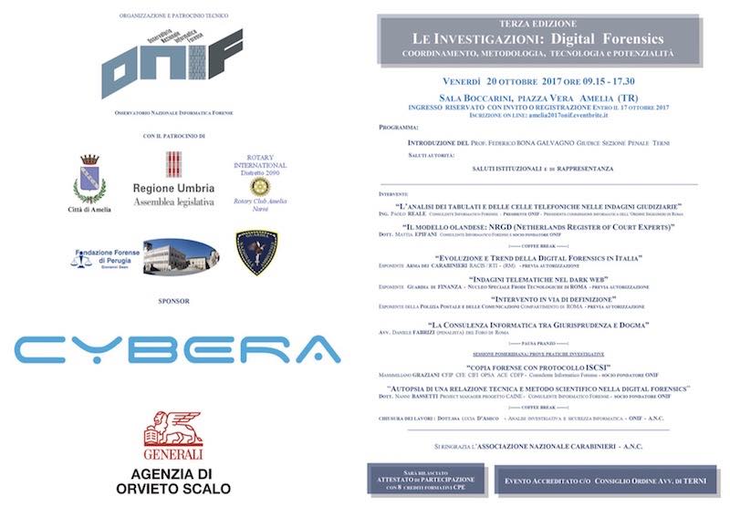 Seminario ONIF sulle Indagini Digitali