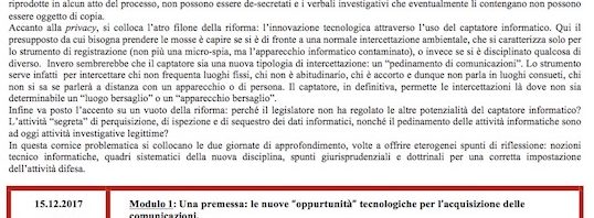 Corso di Alta Formazione dell'Avvocato Penalista