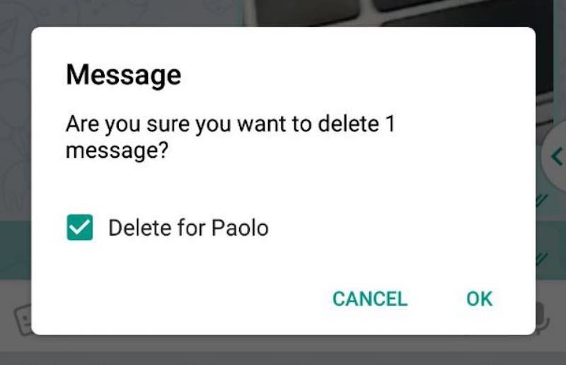 Cancellazione permanente di messaggi Telegram