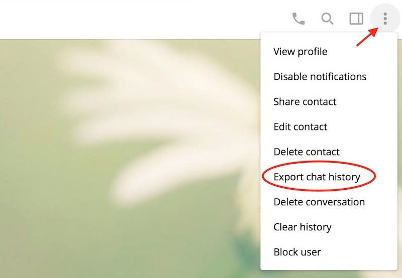 Telegram Export Chat History