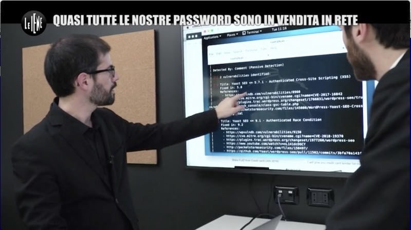 Le Iene - Dal Checco nel servizio sulle password rubate