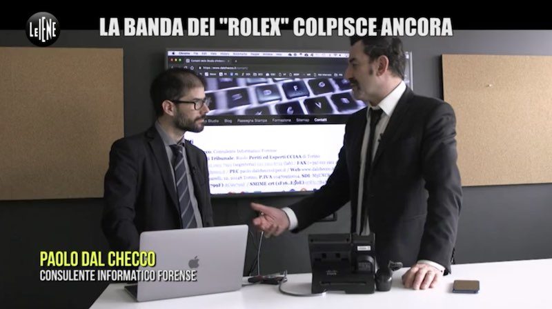 Paolo Dal Checco a Le Iene per la truffa dei Rolex