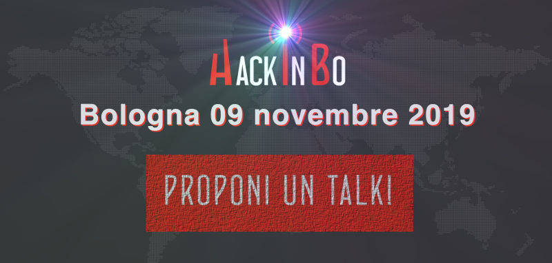 HackInBo 2019 a Bologna - Call for Papers