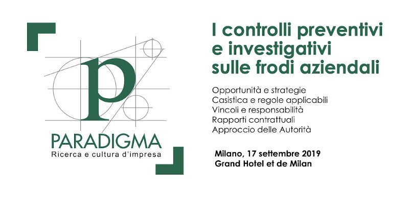 Paradigma - Controlli Preventivi e Investigativi sulle Frodi Aziendali