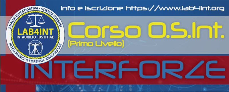 Corso OSINT Interforze