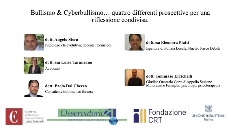 Seminario su Cyberbullismo a Torino