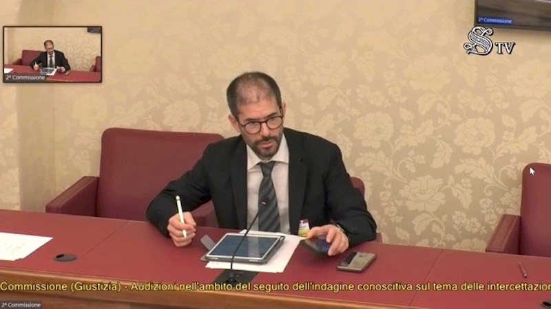 Paolo Dal Checco - Audizione al Senato in Commissione Giustizia sulle Intercettazioni