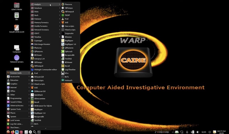 Nuova Caine 13.0 Warp per la Live Forensics