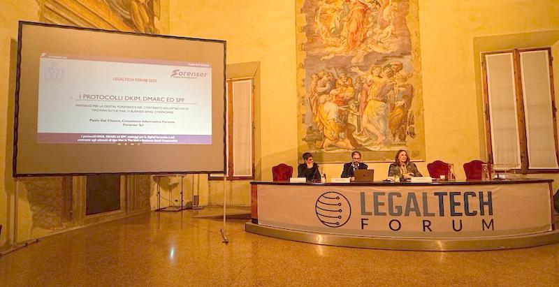 Paolo Dal Checco al Legal Tech Forum 2023 a Bologna