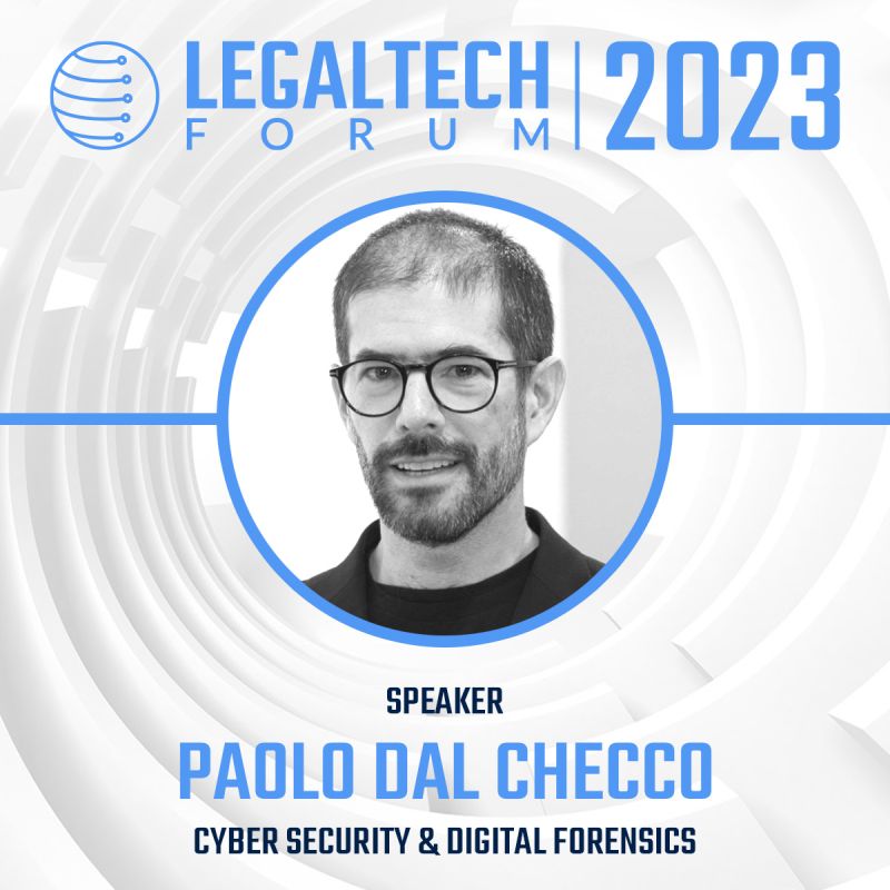 Paolo Dal Checco al Legal Tech Forum 2023 a Bologna