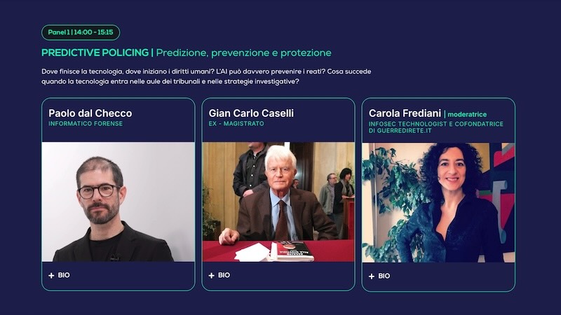 Paolo Dal Checco, Gian Carlo Caselli e Carola Frediani al Seemposium 2025 a Torino by Sicuranext