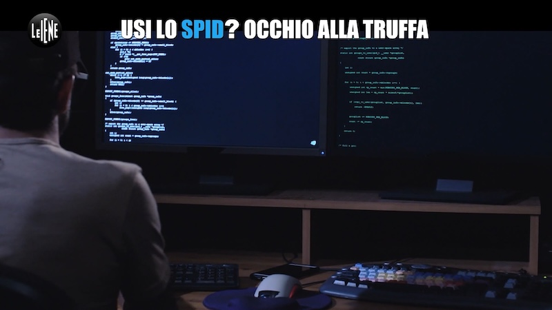 Frode del doppio SPID tramite clone spiegata alle Iene da Luigi Pelazza e Paolo Dal Checco