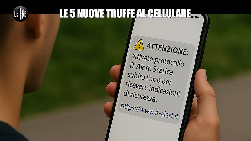 Le Iene e il servizio sulla truffa IT Alert