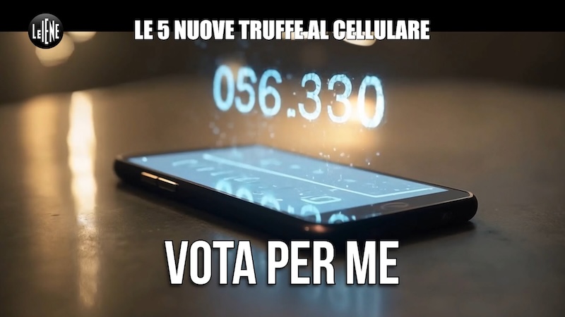 Servizio TV Le Iene su Truffe al Cellulare