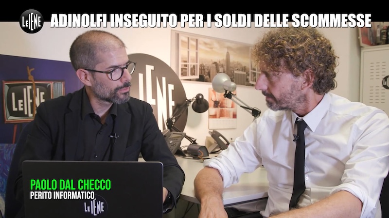 Paolo Dal Checco, Perito Informatico Forense per Le Iene nel servizio di Filippo Roma