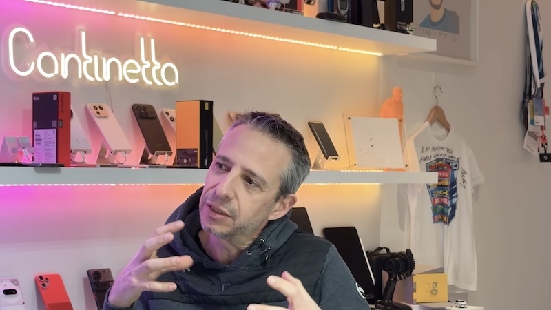 Andrea Galeazzi racconta nella Cantinetta dell'hack del canale Youtube e dell'account Google