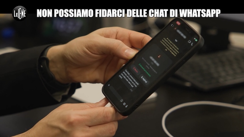 Le Iene e la manipolazione dei messaggi Whatsapp
